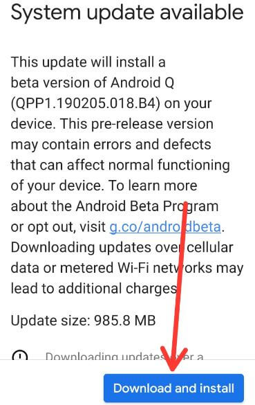 Az Android Q Beta 1 telepítése a Pixel, Pixel 2, Pixel 3 XL készülékekre