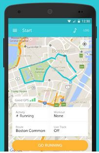 Runkeeper GPS Tracker App Android Wear