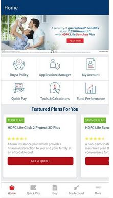 HDFC Life Insurance App