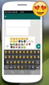 Emoji billentyűzet alkalmazás Androidra