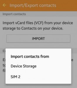 Hogyan importálhatunk névjegyeket android nyalóka