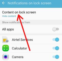 Tartalom elrejtése az Android 6 zár képernyőn